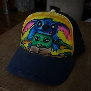 Hat with Groot and yada New wore once.